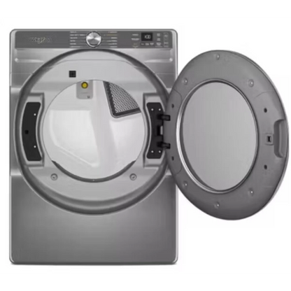 Whirlpool WED6720RR 27 Inch Smart Front Load Electric Dryer with 7.4 cu ft Capacity, ENERGY STAR® Certified: Radiant Silver