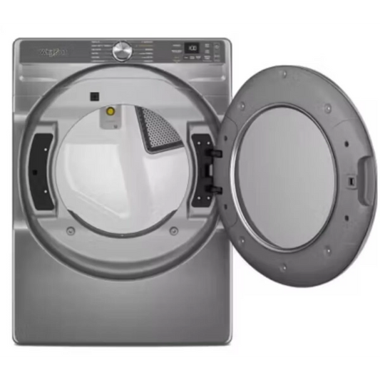 Whirlpool WED6720RR 27 Inch Smart Front Load Electric Dryer with 7.4 cu ft Capacity, ENERGY STAR® Certified: Radiant Silver