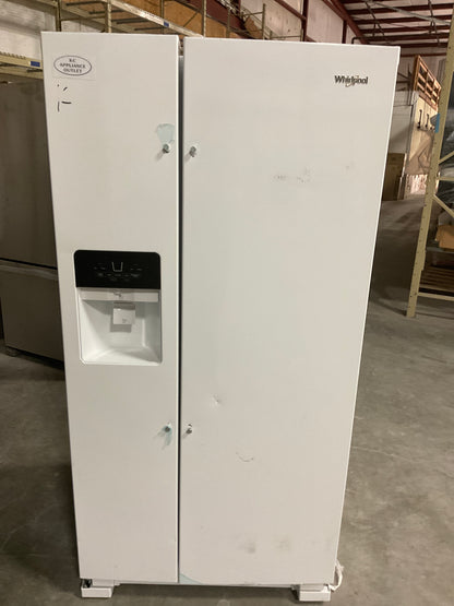 Whirlpool 33 Inch Freestanding Side by Side Refrigerator with 21.4 Cu. Ft. Total Capacity WRS321SDH(V/B/Z/W)