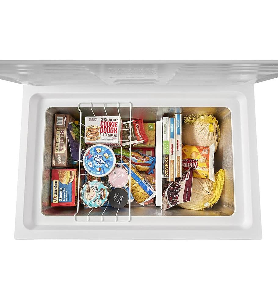 Amana - 9 Cu. Ft. Chest Freezer with Basket - White Model: AQC0902LW