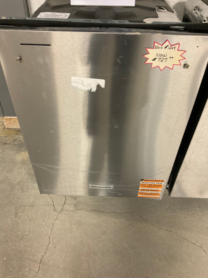 KitchenAid - 24" Front Control Built-In Dishwasher with Stainless Steel Tub KDFE204KPS