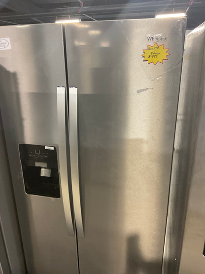 Whirlpool 36 Inch Freestanding Side by Side Refrigerator with 24.51 Cu. Ft. Total Capacity (WRS555SIHZ)