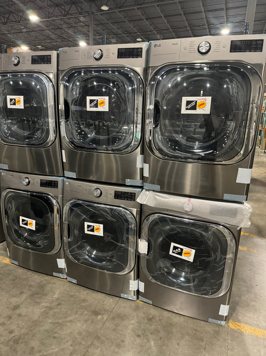 LG Gas Dryer DLGX8981V Mega Capacity Smart wi-fi Enabled Front Load Gas Dryer with TurboSteam and Built-In Intelligence