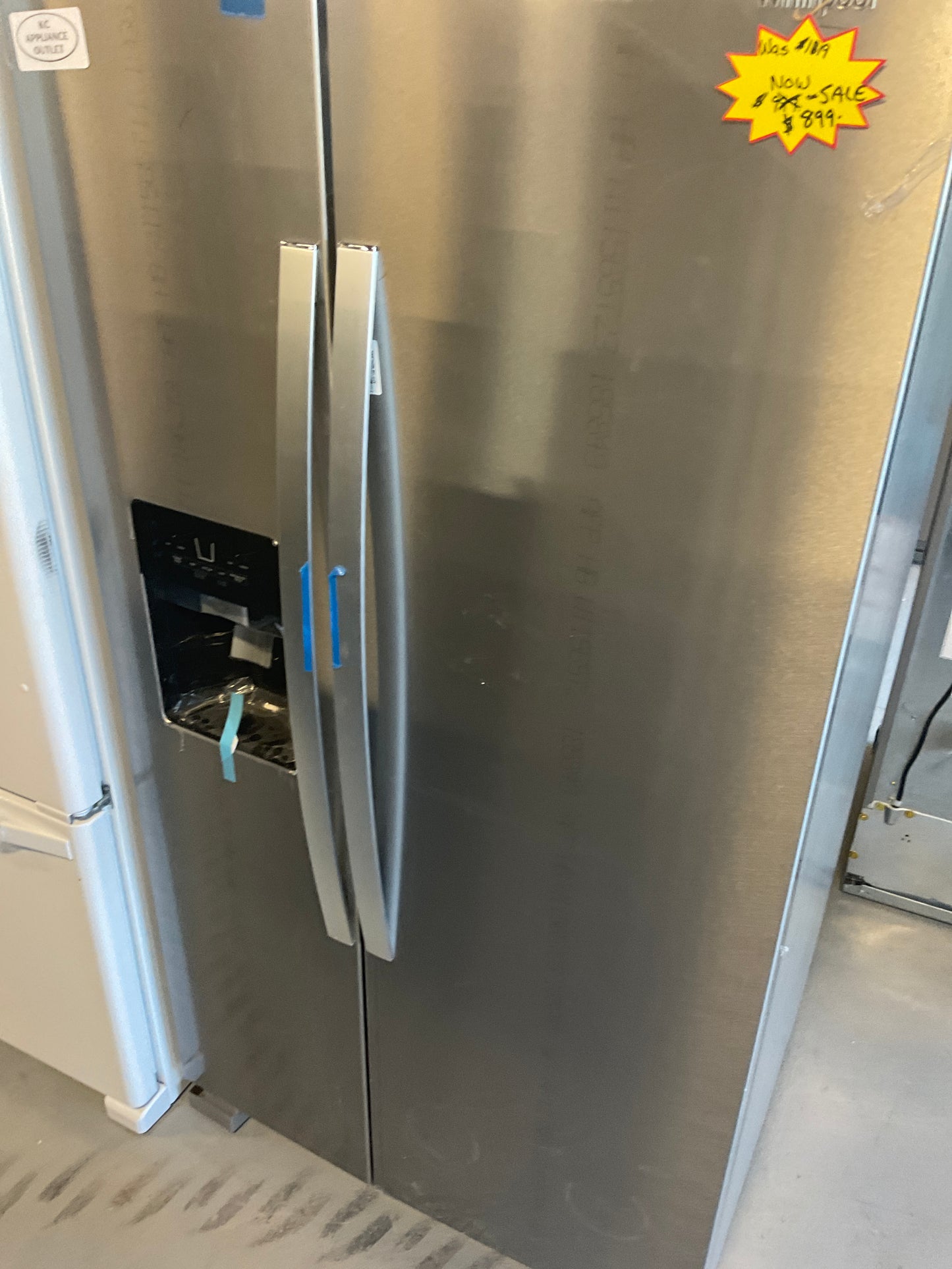 Whirlpool 36-inch Wide Side-by-Side Refrigerator - 25 cu. ft. WRS325SDH(Z/W/B/V)