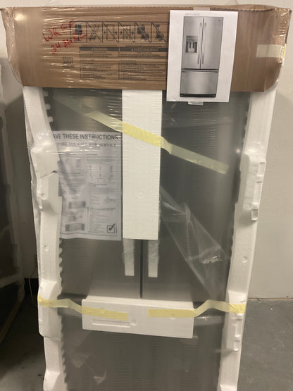 Whirlpool - 24.7 Cu. Ft. French Door Refrigerator with Elevated Deli Drawer - Stainless Steel WRFF3436RZ