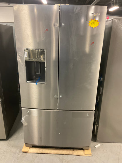 Whirlpool 36 Inch French Door Refrigerator with Dual Icemakers WRF767SDH(Z/V)
