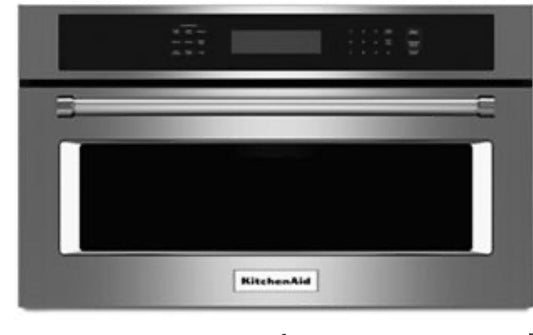 KitchenAid 27" Built In Microwave Oven With Convection Cooking KMBP107ESS