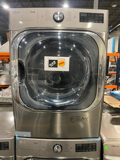 LG Gas Dryer DLGX8981V Mega Capacity Smart wi-fi Enabled Front Load Gas Dryer with TurboSteam and Built-In Intelligence
