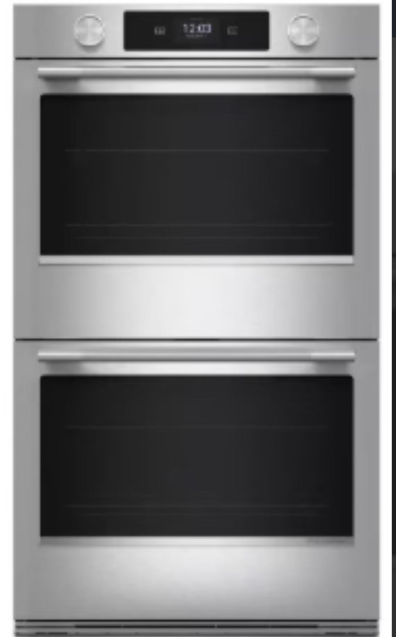 KitchenAid KOED730SPS 30 Inch Double Convection Smart Electric Wall Oven with 10 cu. ft. Total Capacity, Even-Heat™ True Convection, Steam Clean, Assisted Cook Cycles, Air Fry, Temperature Probe, Backlit Knobs, Sabbath Mode, and Star-K Certified