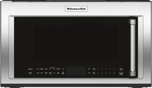 KitchenAid - 1.9 Cu. Ft. Convection Over-the-Range Microwave with Sensor Cooking - Stainless Steel - KMHC319ESS