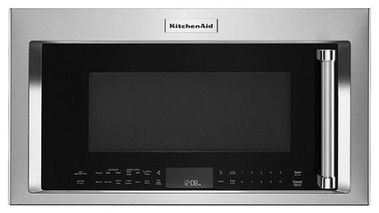 KitchenAid - 1.9 Cu. Ft. Convection Over-the-Range Microwave with Sensor Cooking - Stainless Steel - KMHP519ESS