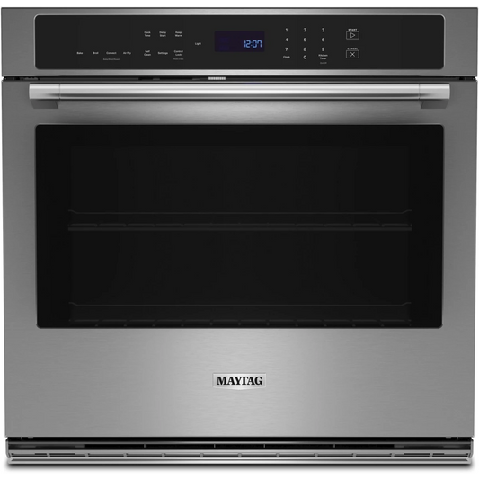MOES6030LZ 30 Inch Single Electric Wall Oven with 5.0 cu. ft. True Convection Oven, Self Clean, No-Preheat Air Fry, Power Preheat, Variable Broil