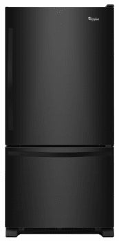 Whirlpool WRB329DMBB 30 Inch Bottom-Freezer Refrigerator with 18.5 cu. ft. Capacity