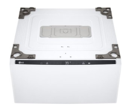 LG WD200CW 29 Inch 1.0 cu. ft. Twin Wash Pedestal Sidekick Washer: White