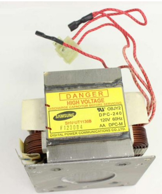 Samsung OEM DE26-00129B Microwave High-Voltage Transformer SHV-UT1136B