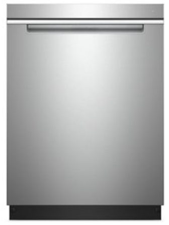 Whirlpool Stainless Steel Tub Pocket Handle Dishwasher with TotalCoverage Spray Arm - Fingerprint Resistant Stainless Steel-WDTA50SAHZ