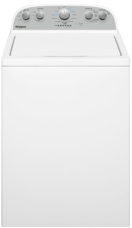 Whirlpool - 3.9 Cu. Ft. Top Load Washer with Water Level Selection - White. WTW4950HW