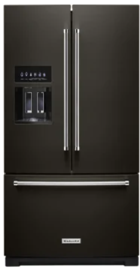 KitchenAid 27 cu. ft. French Door Refrigerator with Exterior Ice and Water - KRFF507H(P/B)S