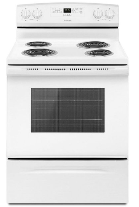 Amana - 4.8 Cu. Ft. Freestanding Electric Range - White ACR4303MFW