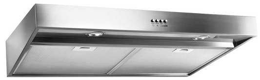 Whirlpool - 30" Convertible Range Hood - Stainless Steel WVU37UC0FS