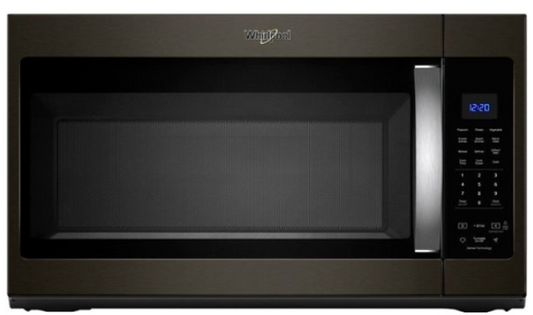 Whirlpool 1000W Microwave Hood Combo - 1.9 cu ft - Black Stainless Steel- WMH32519HV