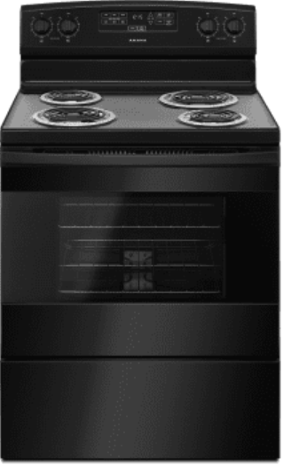 Amana - 4.8 Cu. Ft. Freestanding Electric Range - Black ACR4303MFB