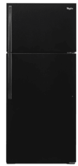 Whirlpool 28-inch Wide Top Freezer Refrigerator - 14 cu. ft. WRT134TFD(B/M/W)