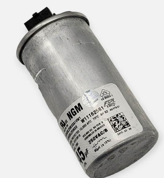 Whirlpool OEM Washer Start/Run Capacitor W11162561