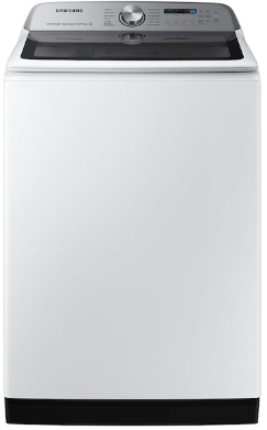 Samsung - 5.2 cu. ft. Large Capacity Smart Top Load Washer with Super Speed Wash -White WA52A5500AW/US