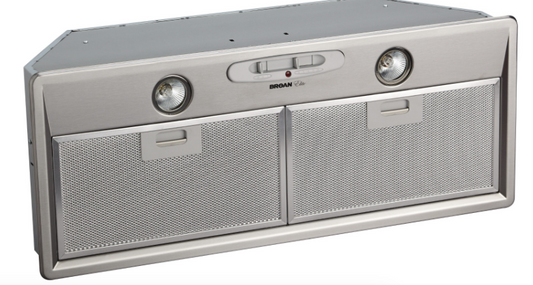 Broan Elite RMP Series RMP17004 28 Inch Custom Insert Power Pack with Internal or External Blower Options