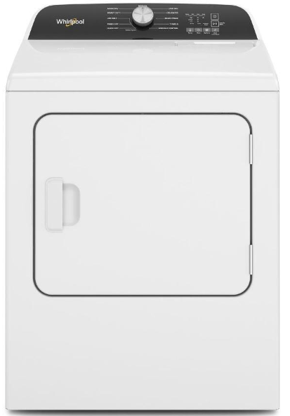 Whirlpool WGD500CMW 29 Inch Gas Dryer with 7 cu. ft. Capacity, 11 Dry Cycles, 4 Temperature Settings, Long Venting, Quick Dry, Wrinkle Shield Option, Timed Dry, End of Cycle Signal, Interior Drum Light, Moisture Sensing, Reversible Door in White