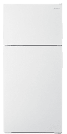 Amana ART104TFD(W/B) 28 Inch Top-Freezer Refrigerator with 14.3 Cu. Ft. Total Capacity, 2 Full-Width Adjustable Wire Shelves, 3 Door Bins, Gallon Storage, Dairy Compartment, Reversible Door and Optional Icemaker