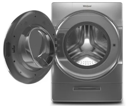 Whirlpool WFW9620HC 5.0 Cu. Ft. High Efficiency Stackable Smart Front Load Washer with Steam and Load & Go XL Dispenser - Chrome Shadow