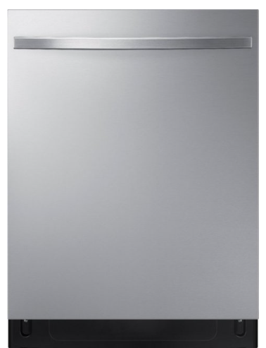 Samsung - StormWash 24" Top Control Built-In Dishwasher with AutoRelease Dry, 3rd Rack, 48 dBA - Stainless Steel - DW80R5061US