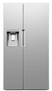 Midea 26.3 Cu. Ft. Side-by-Side Refrigerator  MRS26D5AST