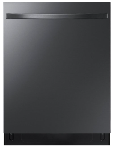Samsung - StormWash 24" Top Control Built-In Dishwasher with AutoRelease Dry, 3rd Rack, 48 dBA - Black Stainless Steel - DW80R5061UG
