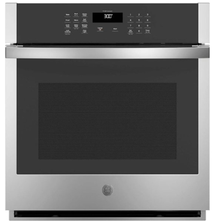 GE - 27" Built-In Single Electric Wall Oven - Stainless Steel JKS3000SNSS