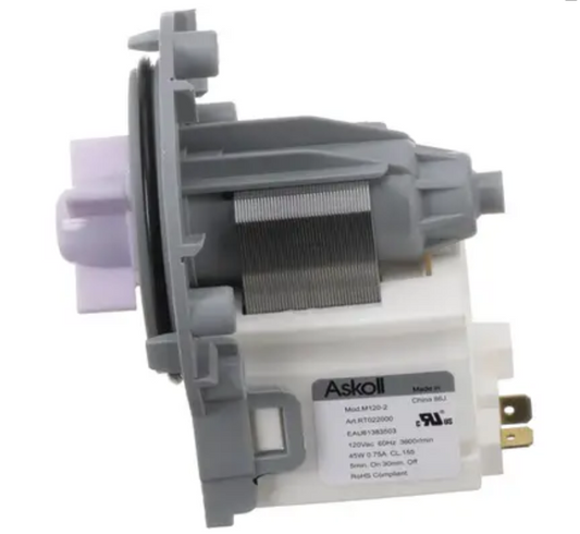 LG OEM EAU61383503 Washer Circulation Pump Ac Motor Assembly