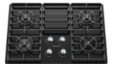 KitchenAid - 30" Built-In Gas Cooktop KGCC506RBL