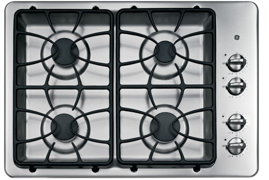 GE® 30" Built-In Gas Cooktop JGP329SETSS