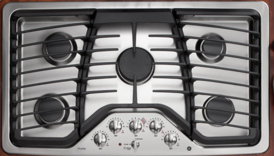 GE Profile™ Series 36" Built-In Gas Cooktop PGP976SETSS