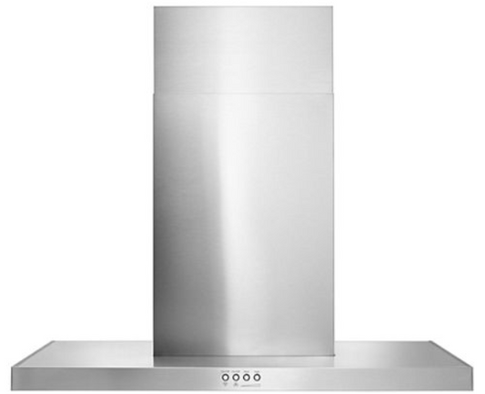 Whirlpool 30" Stainless Steel Wall Mount Flat Range Hood WVW57UC0FS