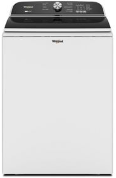Whirlpool 5.2–5.3 Cu. Ft. Whirlpool® Top Load Washer with Removable Agitator WTW6157PW