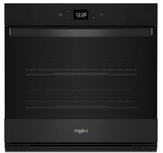 Whirlpool 5.0 Cu. Ft. Single Wall Oven with Air Fry When Connected WOES5030LB
