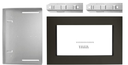 Whirlpool - 27" Trim Kit - Black Stainless Steel MK2167AV