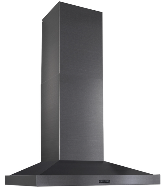 Broan® Elite EW54 Series 30-Inch Wall-Mount Range Hood, 600 Max Blower CFM, Black Stainless Steel EW5430BLS