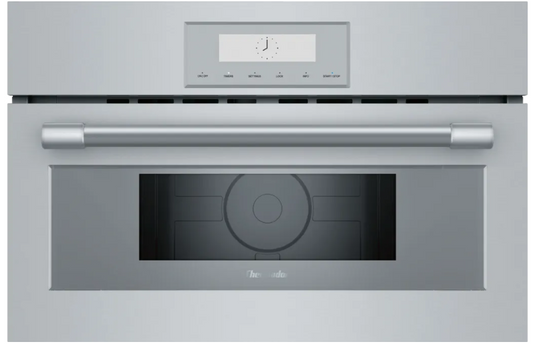 Thermador Professional Series MB30WP 30 Inch Built-In Microwave with 1.6 cu. ft. Capacity, 950 Watts, 10 Power Levels, Color TFT Display, Sensor Cooking, and Specially Crafted Gray Glass