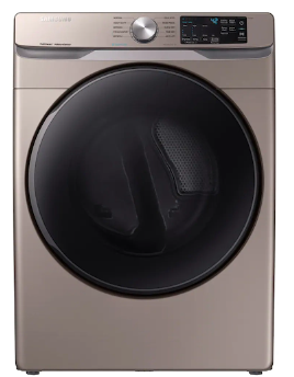 Samsung - 7.5 Cu. Ft. Gas Dryer with Steam and FlexDry - Champagne DVG45R6100C