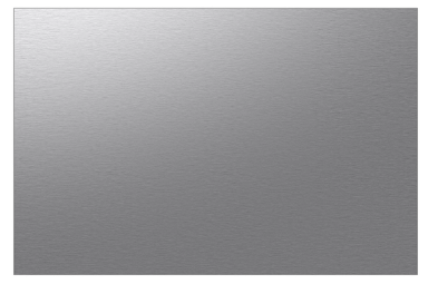 Bespoke 3-Door French Door Refrigerator Panel in Stainless Steel - Bottom Panel RA-F36DB3QL/AA