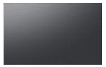 Bespoke 4-Door French Door Refrigerator Panel in Matte Black Steel - Bottom Panel RA-F36DB4MT / RA-F36DB4MT/AA